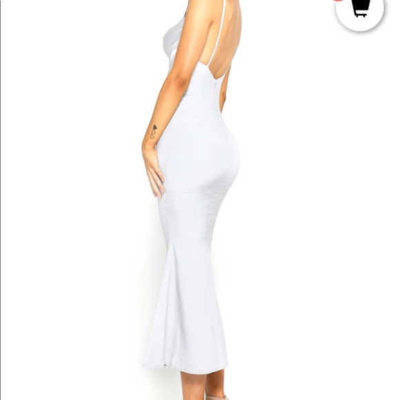 Portia & Scarlett Midi Dress - PS1912S SILVER - Picture 3 of 7